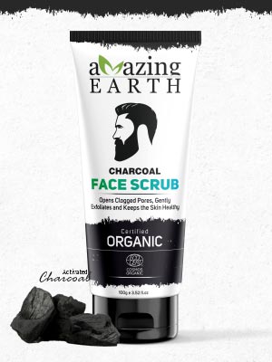 organic charcoal face scrub
