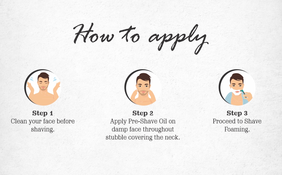 how to use pre shaving oil