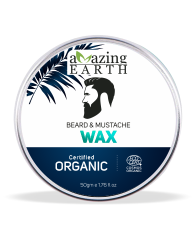 certified organic AMAzing EARTH beard and mustache wax