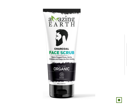 charcoal face scrub for men